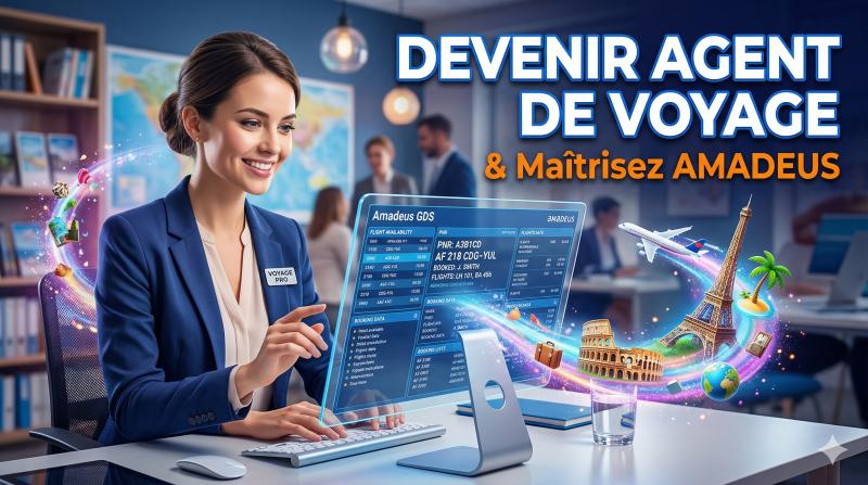 Agent de Voyage & Logiciel Amadeus - Particulier